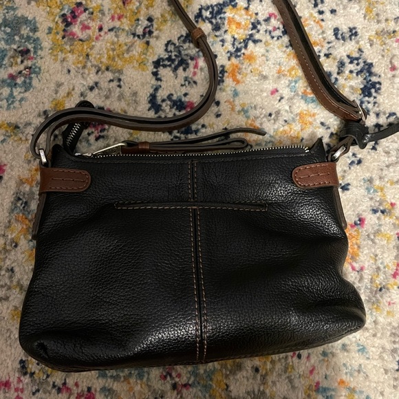 Beautiful black leather Brighton bag NWT, dust cover and box - Picture 7 of 7